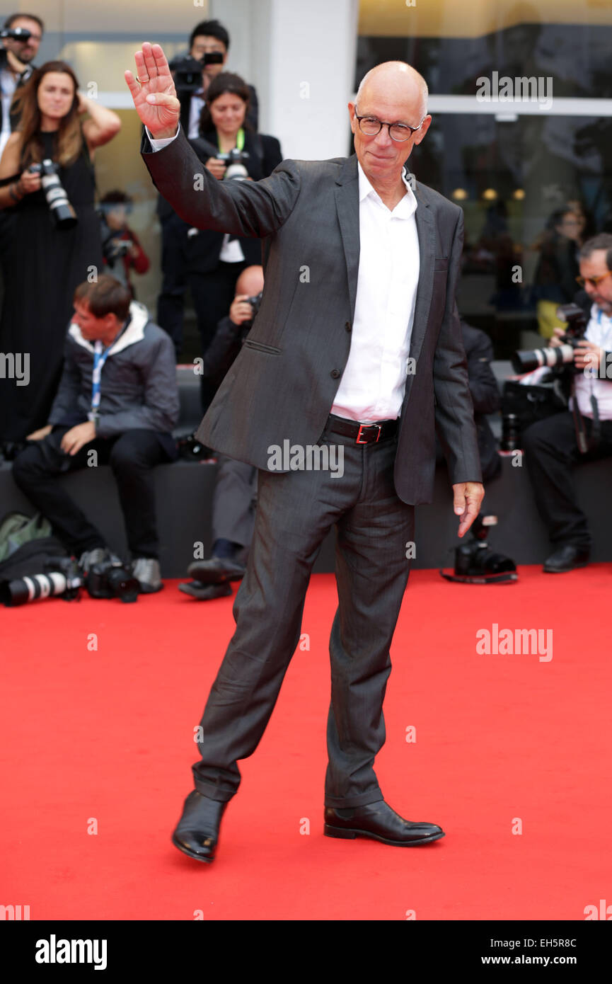 71st Venice Film Festival - Italy in a Day - Premiere  Featuring: Gabriele Salvatores Where: Venice, Italy When: 02 Sep 2014 Stock Photo