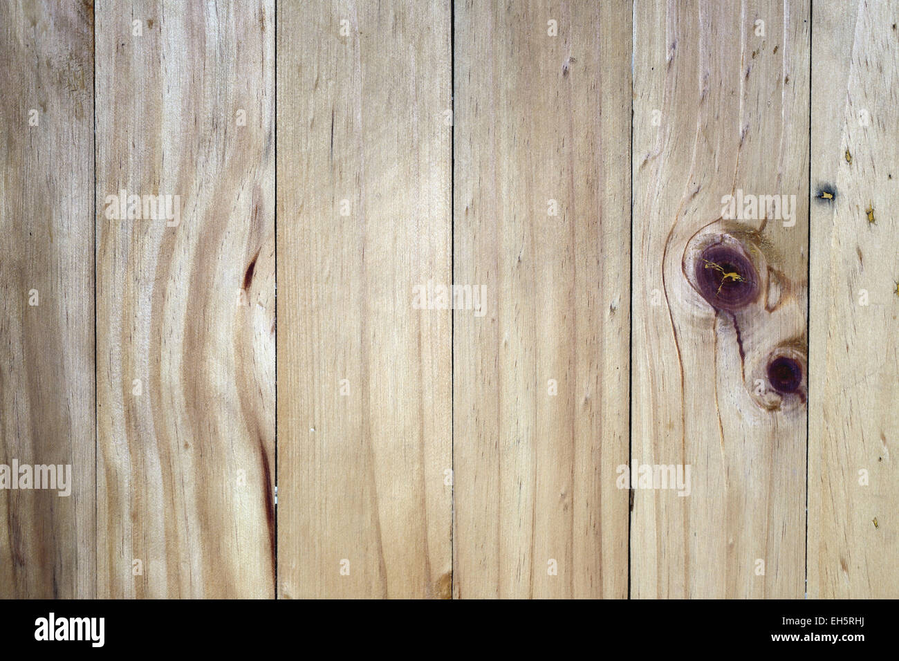 surface of old wood plank for background. Stock Photo