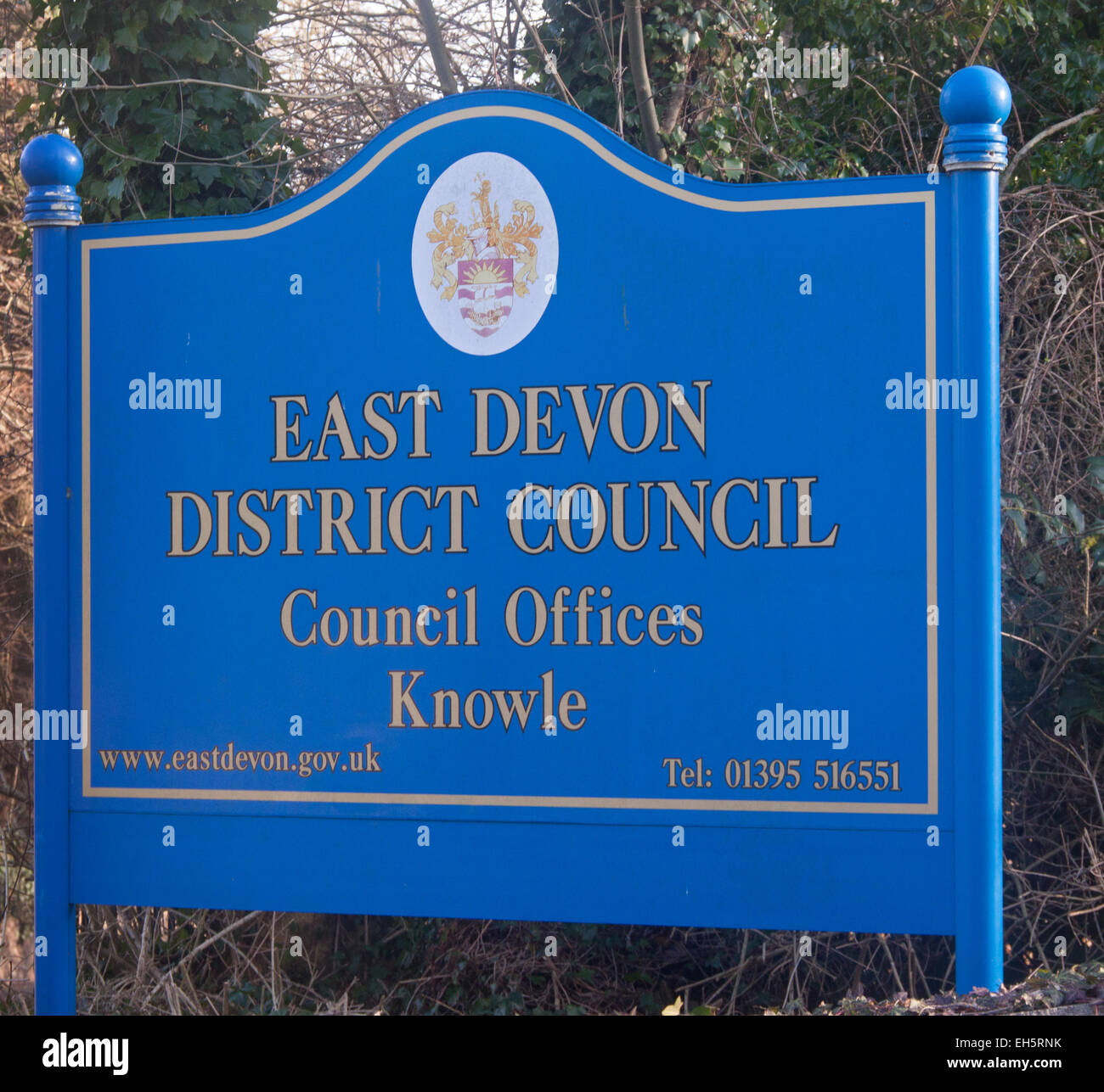 East Devon District Council offices at the Knowle, Sidmouth. If council