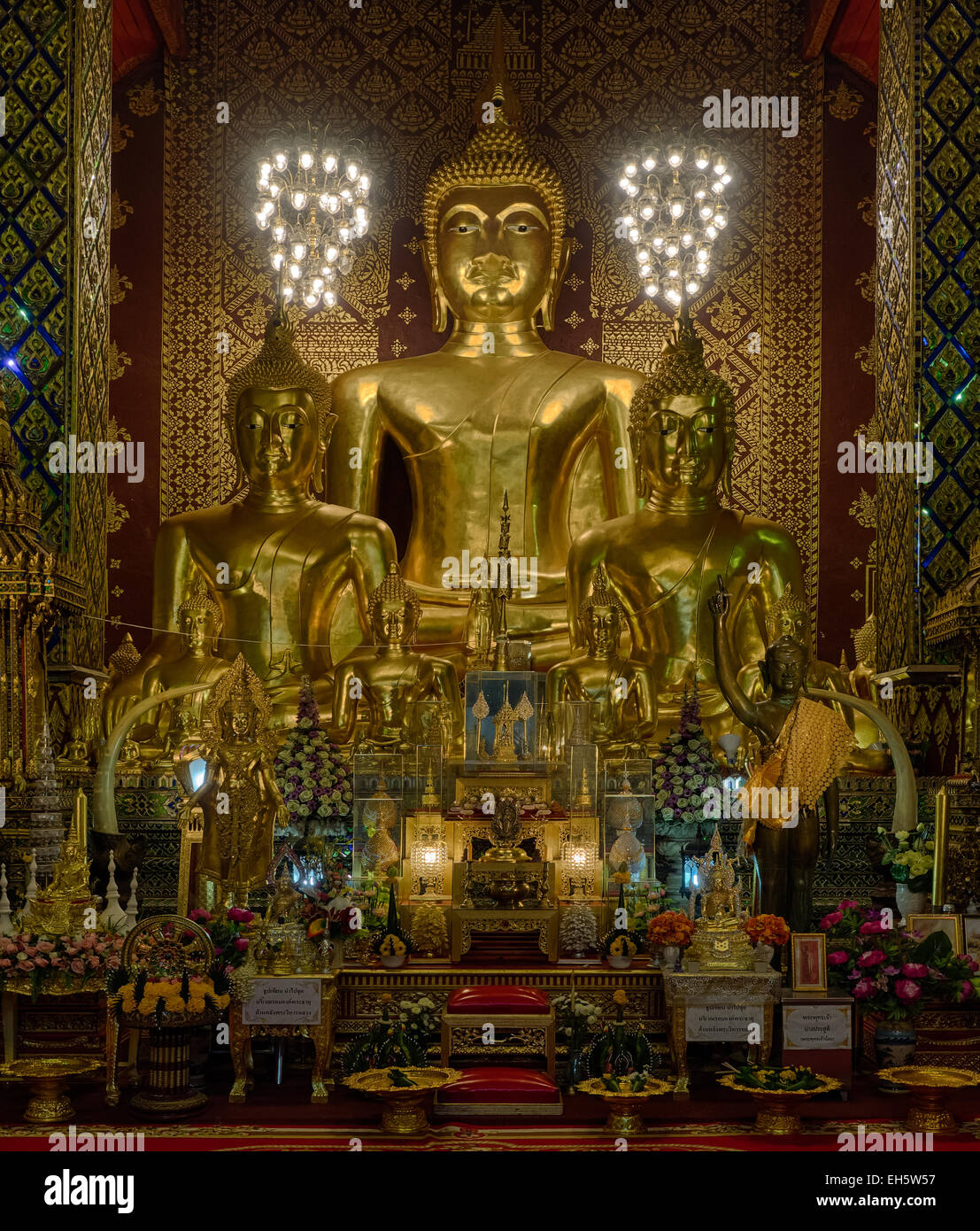 Wat Phathat Haripoonchai , Lamphun, Thailand Stock Photo - Alamy