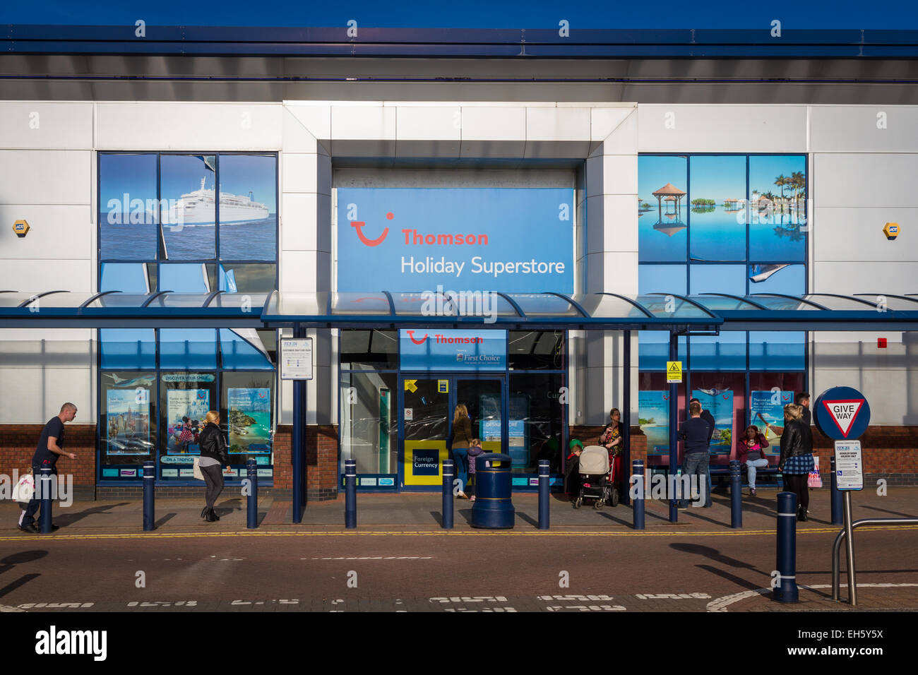 Thomson Holiday Superstore on Middlebrook Retail Park, Horwich, Bolton Stock Photo