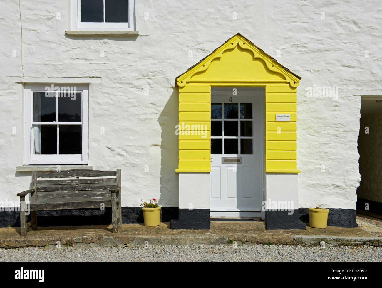 Cottage in Charlestown, Cornwall, England UK Stock Photo Alamy