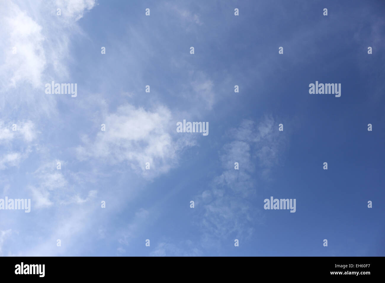Blue sky and clouds for the nature background Stock Photo - Alamy