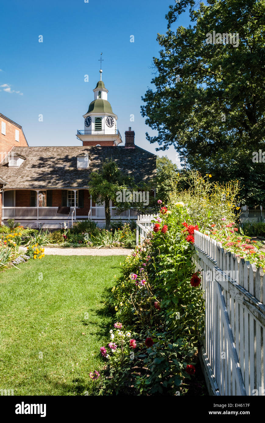 Old Economy Village, Ambridge, Pennsylvania Stock Photo Alamy