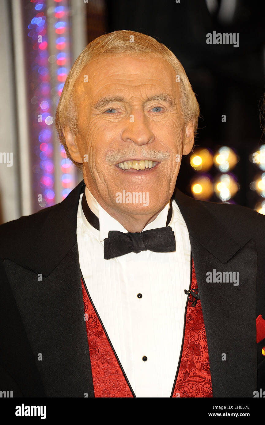Strictly Come Dancing' launch at Elstree Studios - Arrivals Featuring: Bruce Forsyth Where: London, United Kingdom When: 02 Sep 2014 Stock Photo