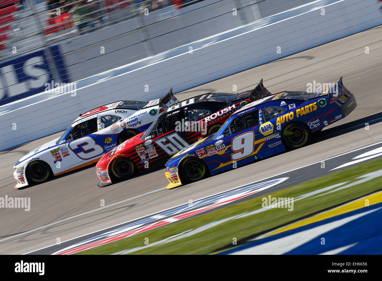 Las Vegas Nv Usa 7th Mar 2015 The Nascar Xfinity Series Teams Stock Photo Alamy