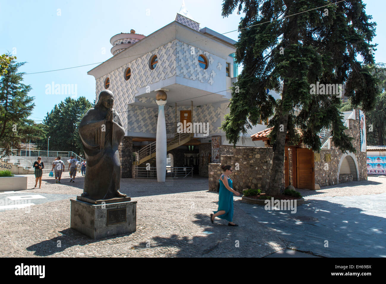 Memorial House Of Mother Teresa, Skopje Stock Photo