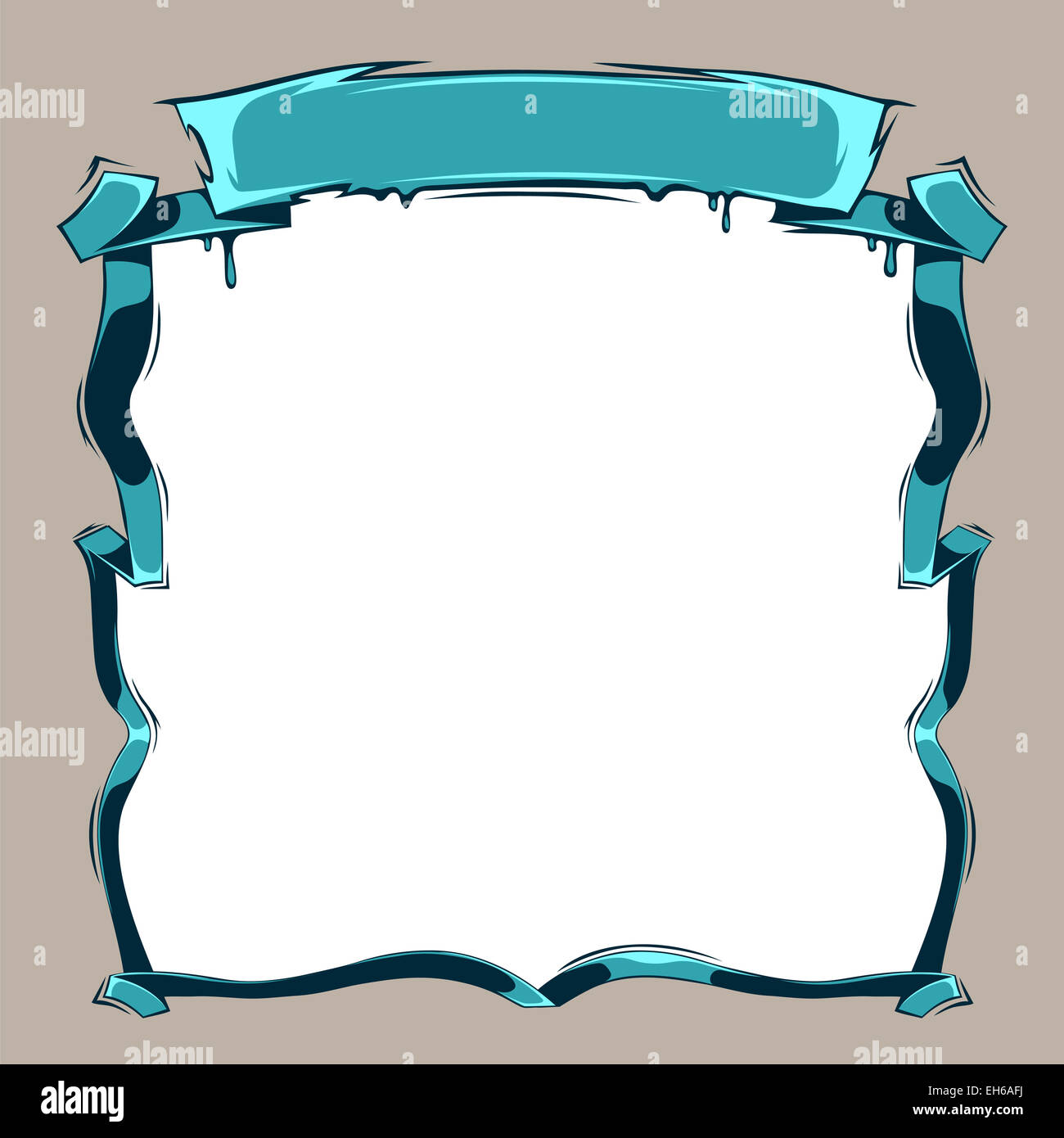 Retro Cassette Tape Frame Stock Photo Alamy