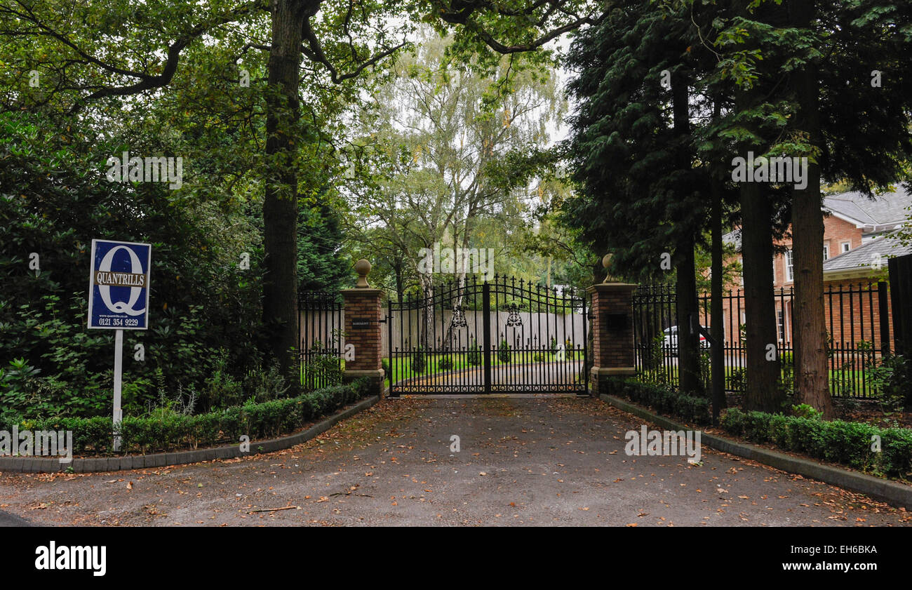 General views of Danielle Lloyd's home in Sutton Coldfield, West
