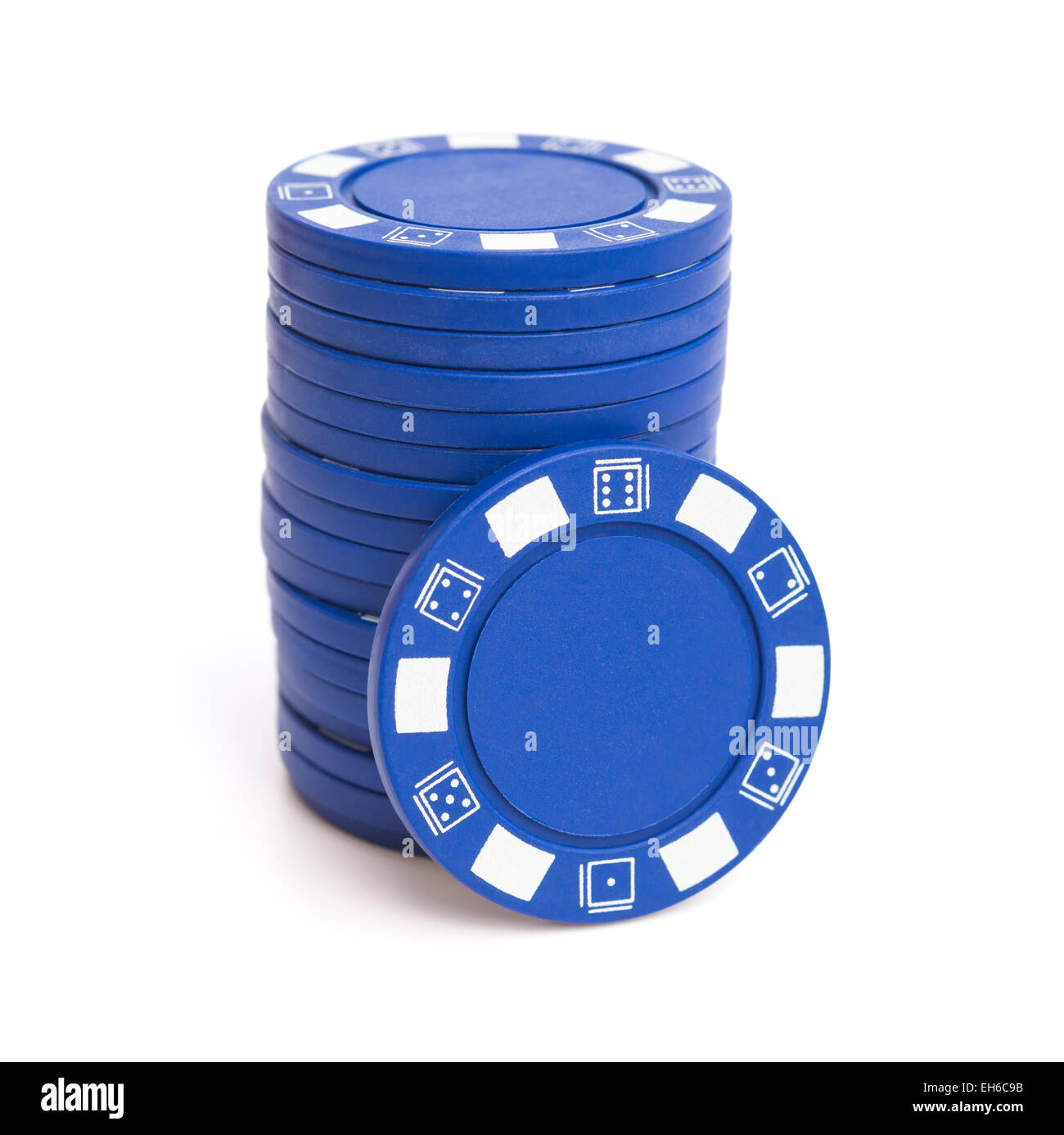 Blue poker chips hi-res stock photography and images - Alamy