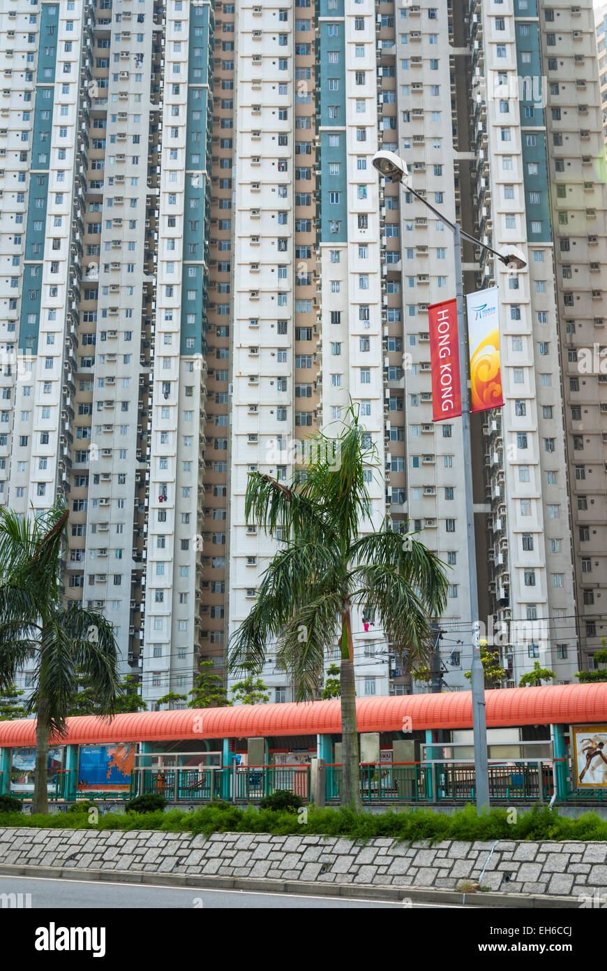 Highrise apartments at Tin Shui Wai in Hong Kong's New Territories