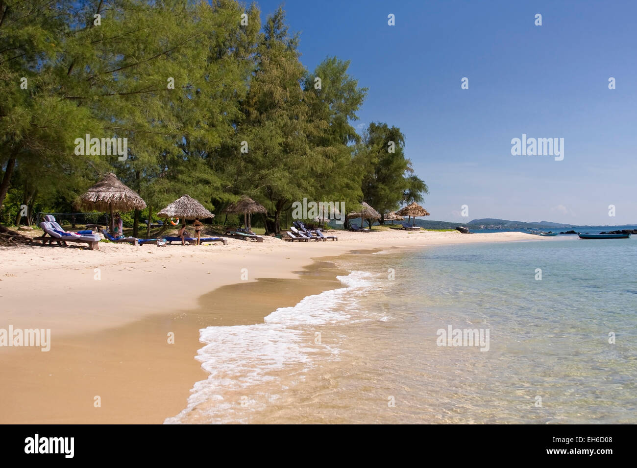 Long Beach beach, Omg beach, on the island Phu Quoc, Vietnam, Asia Stock Photo