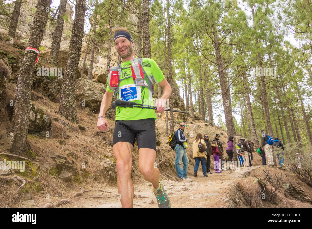 Competitors in the gruelling 125km 2015 North Face Transgrancanaria Stock  Photo - Alamy