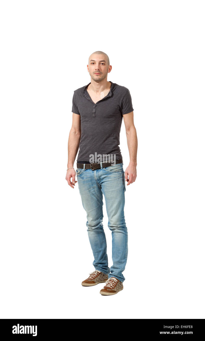 portrait of man, isolated on white background Stock Photo - Alamy