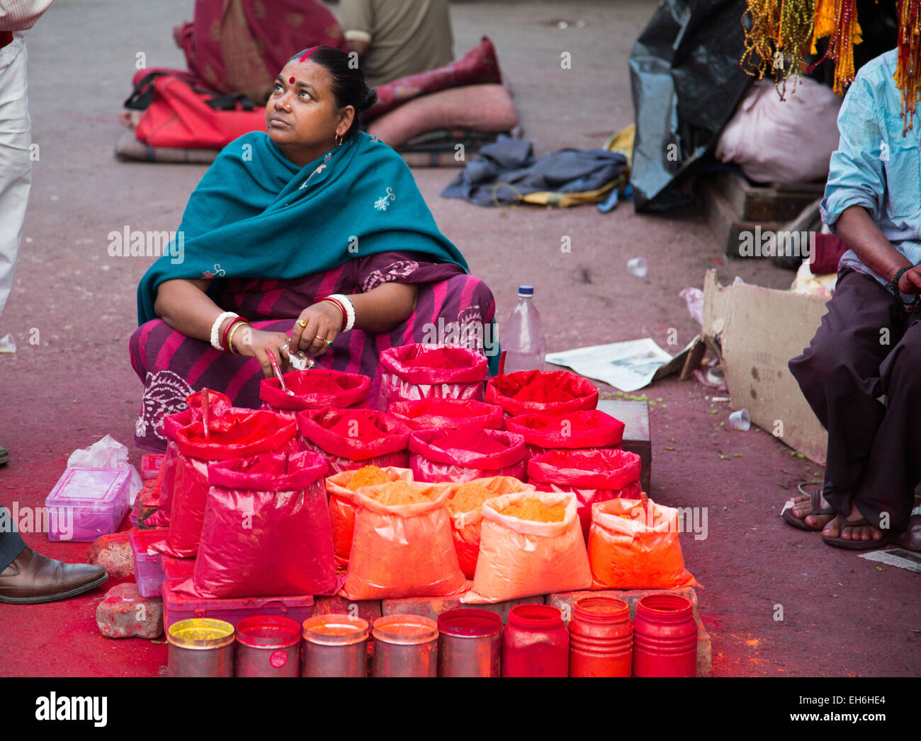 Around Kali Temple Kolkata Stock Photo