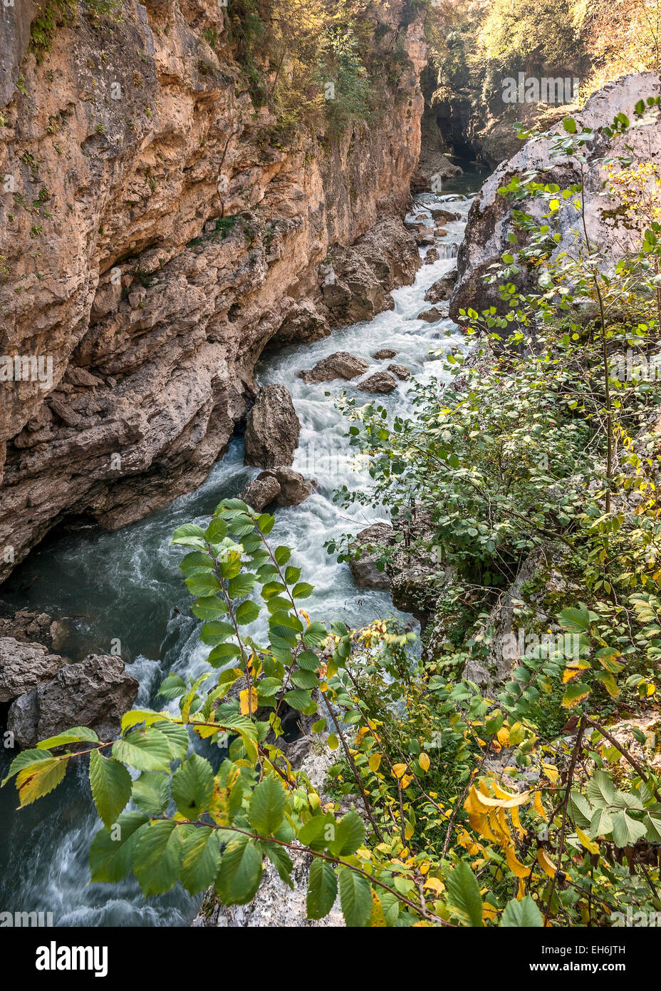 Russia, Republic of Adygea, the city Kamennomostskiy, Hadzhohskaya ...