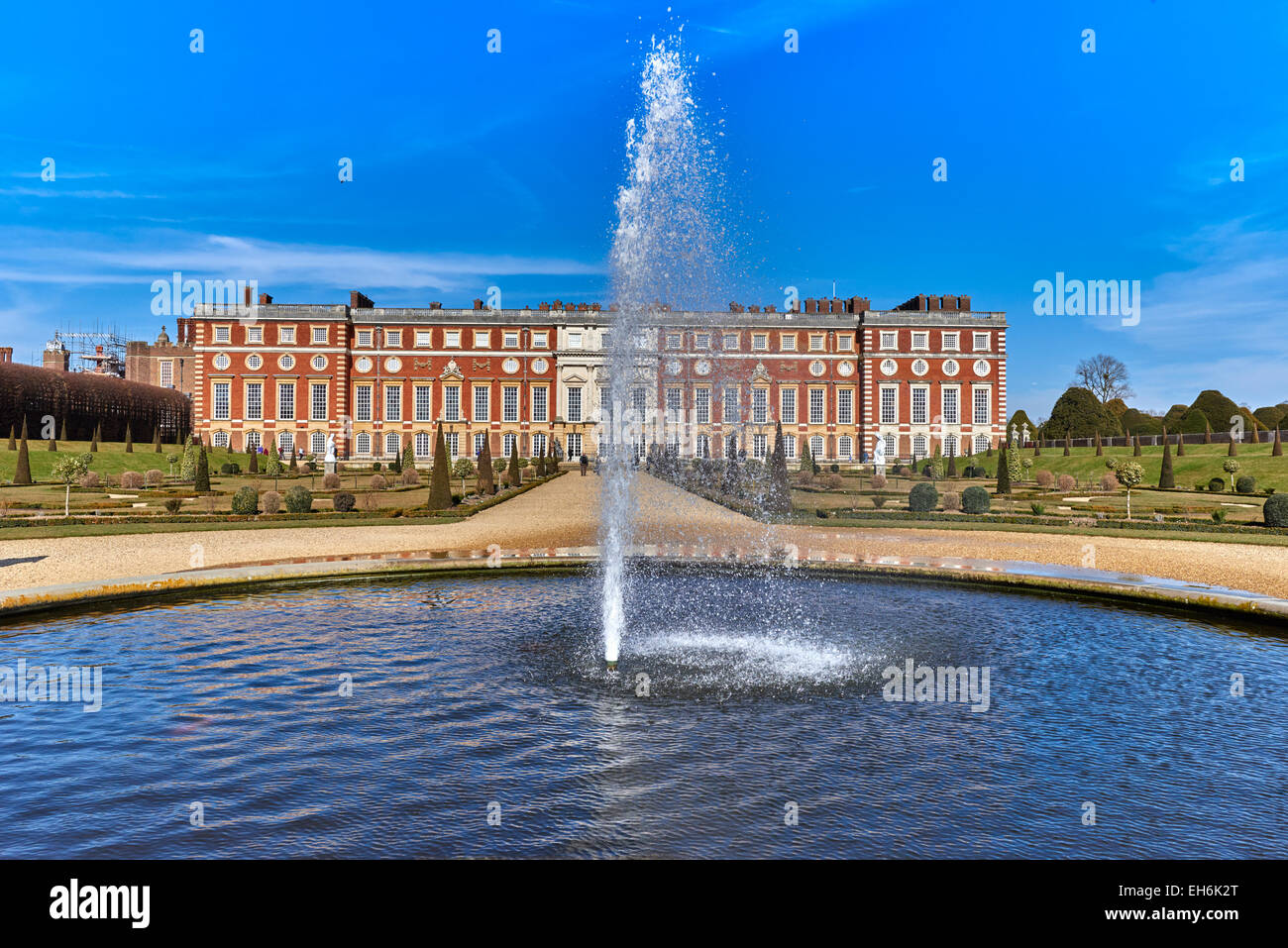 Hampton Court Palace is a royal palace in the London Borough of