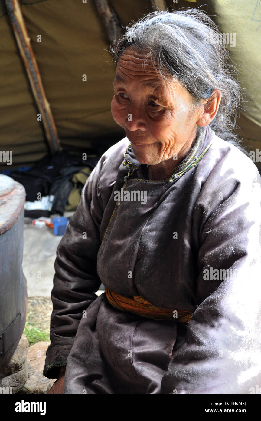 Mongolia yurt inside hi-res stock photography and images - Alamy