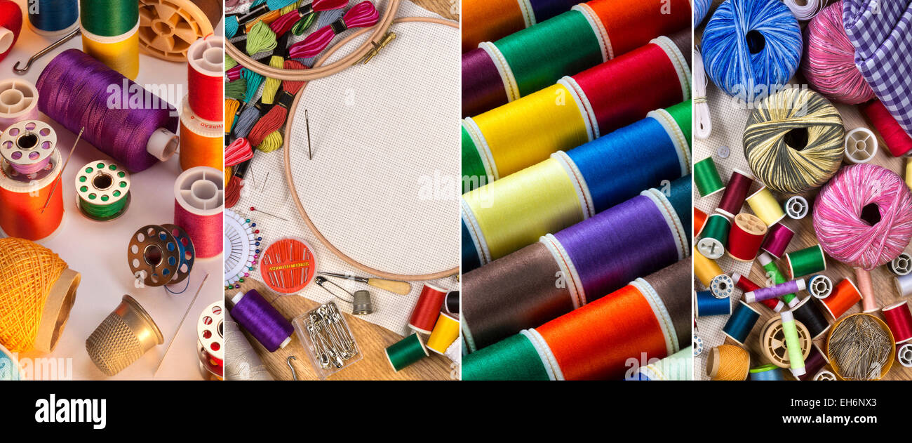 Handicrafts Sewing and Embroidery threads, cotton, needles and yarn