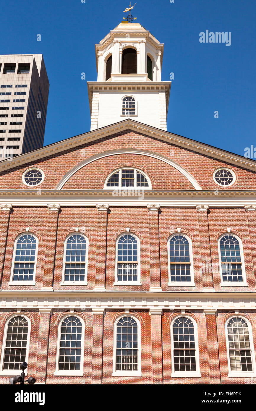 Faneuil Hall, Boston, Massachusetts, USA Stock Photo Alamy