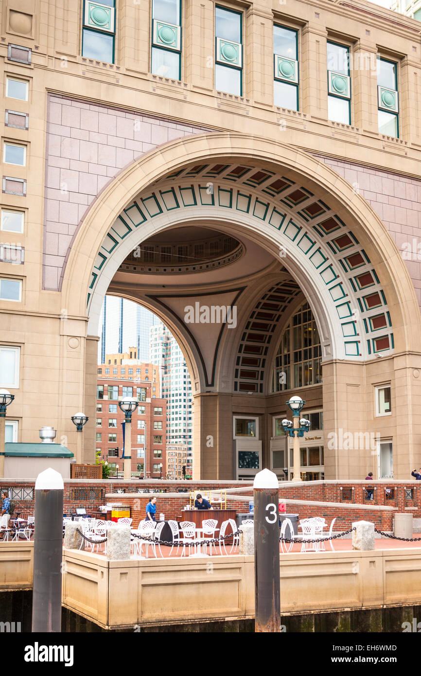 Arch at Rowes Wharf, Boston Harbor Hotel, Atlantic Avenue, Boston ...