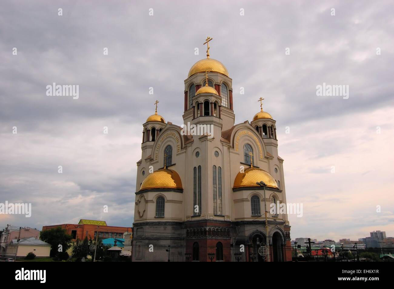 Church on Blood in Ekaterinburg, Russia Stock Photo