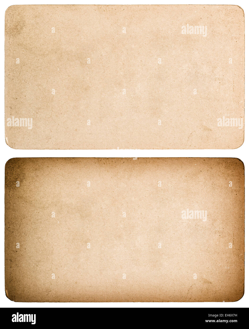 Used textured paper cardboard isolated on white background. Scrapbook object Stock Photo Alamy