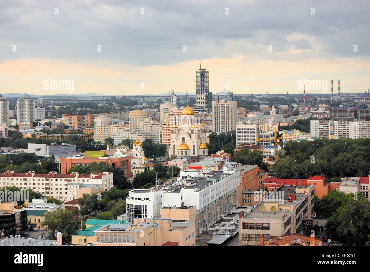 Church on Blood in Ekaterinburg, Russia Stock Photo