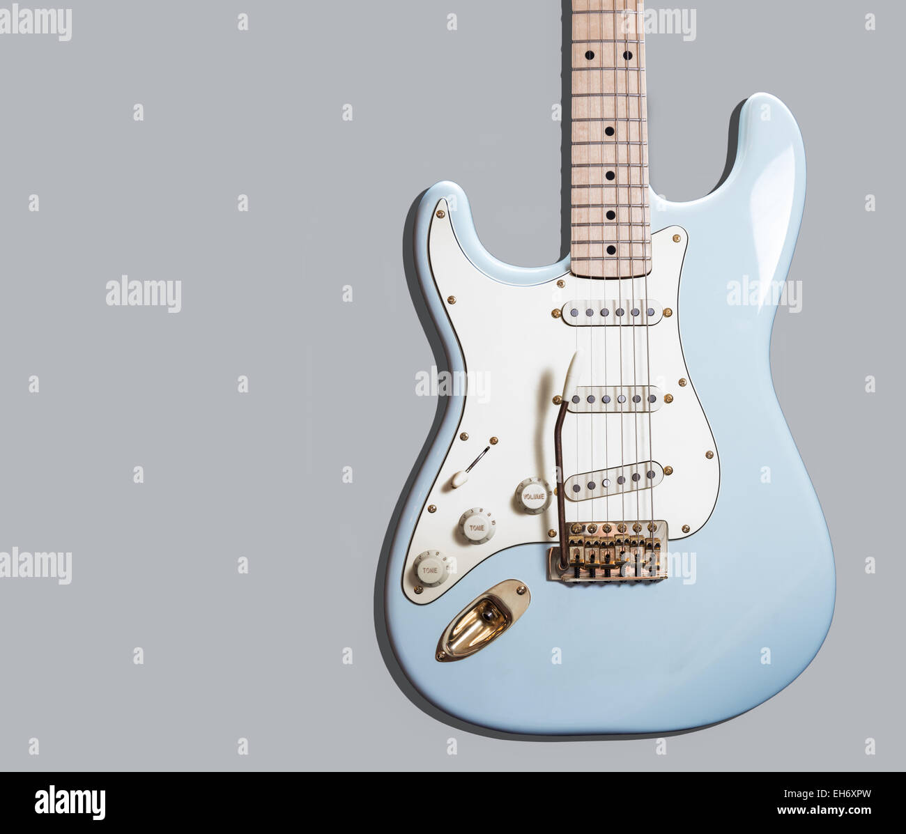 Electric guitar blue hires stock photography and images Alamy