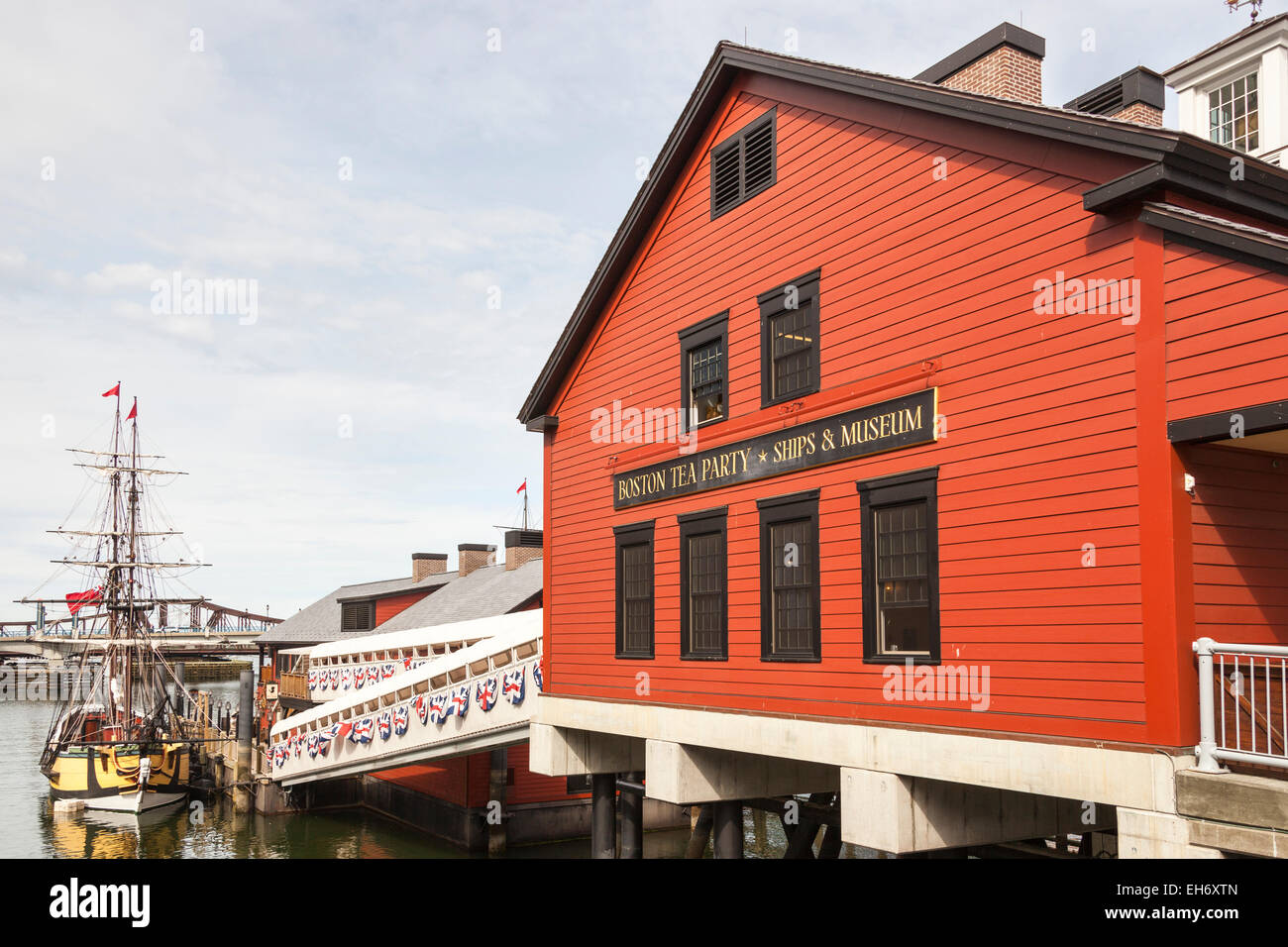 Boston Tea Party Museum and Beaver, one of Boston Tea Party ships