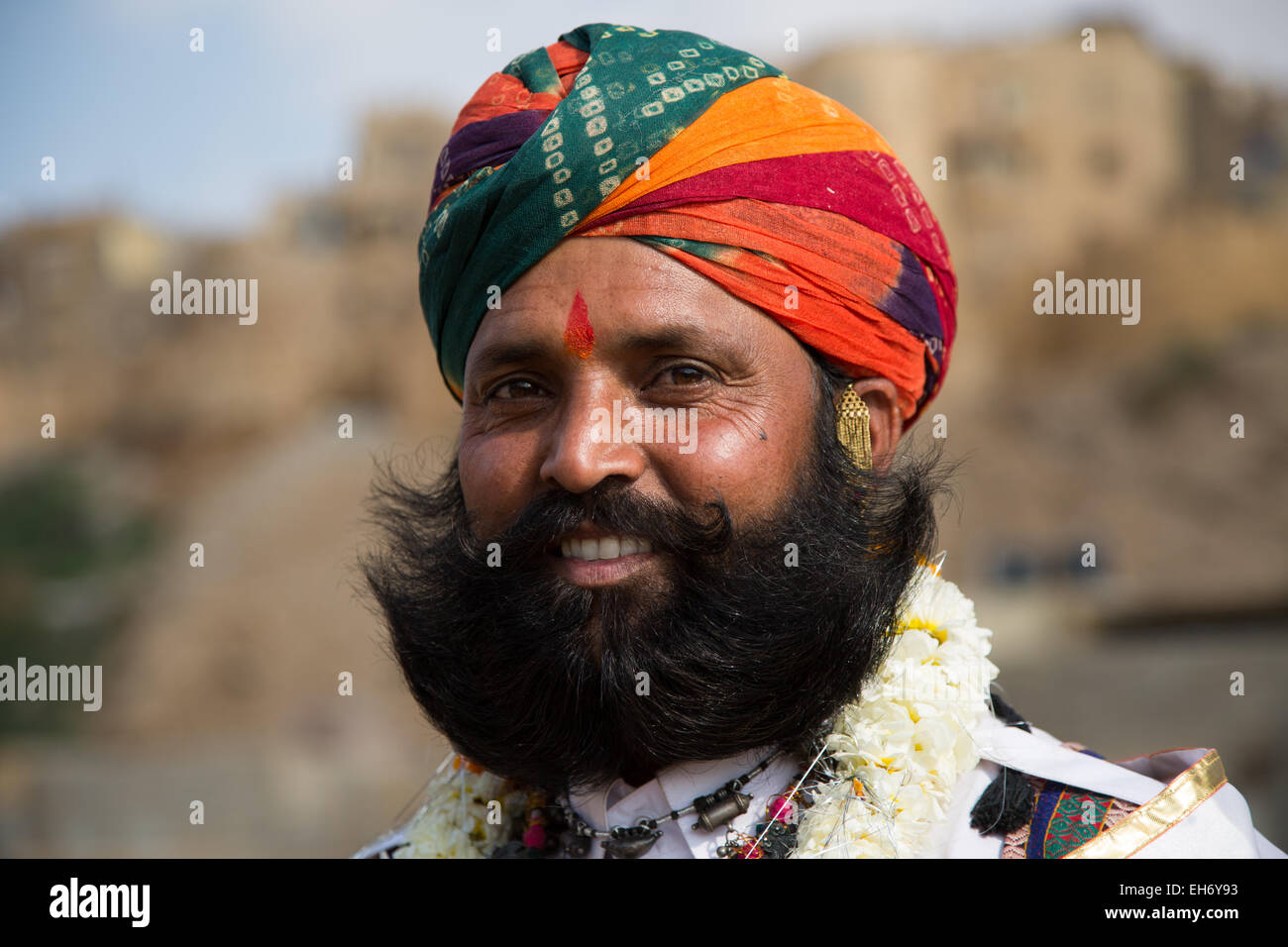 Desert Festival Jaisalmer Rajasthan India Stock Photo