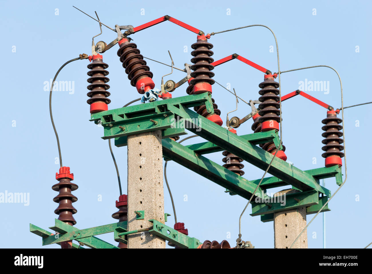 electric industry where they get all the energy Stock Photo