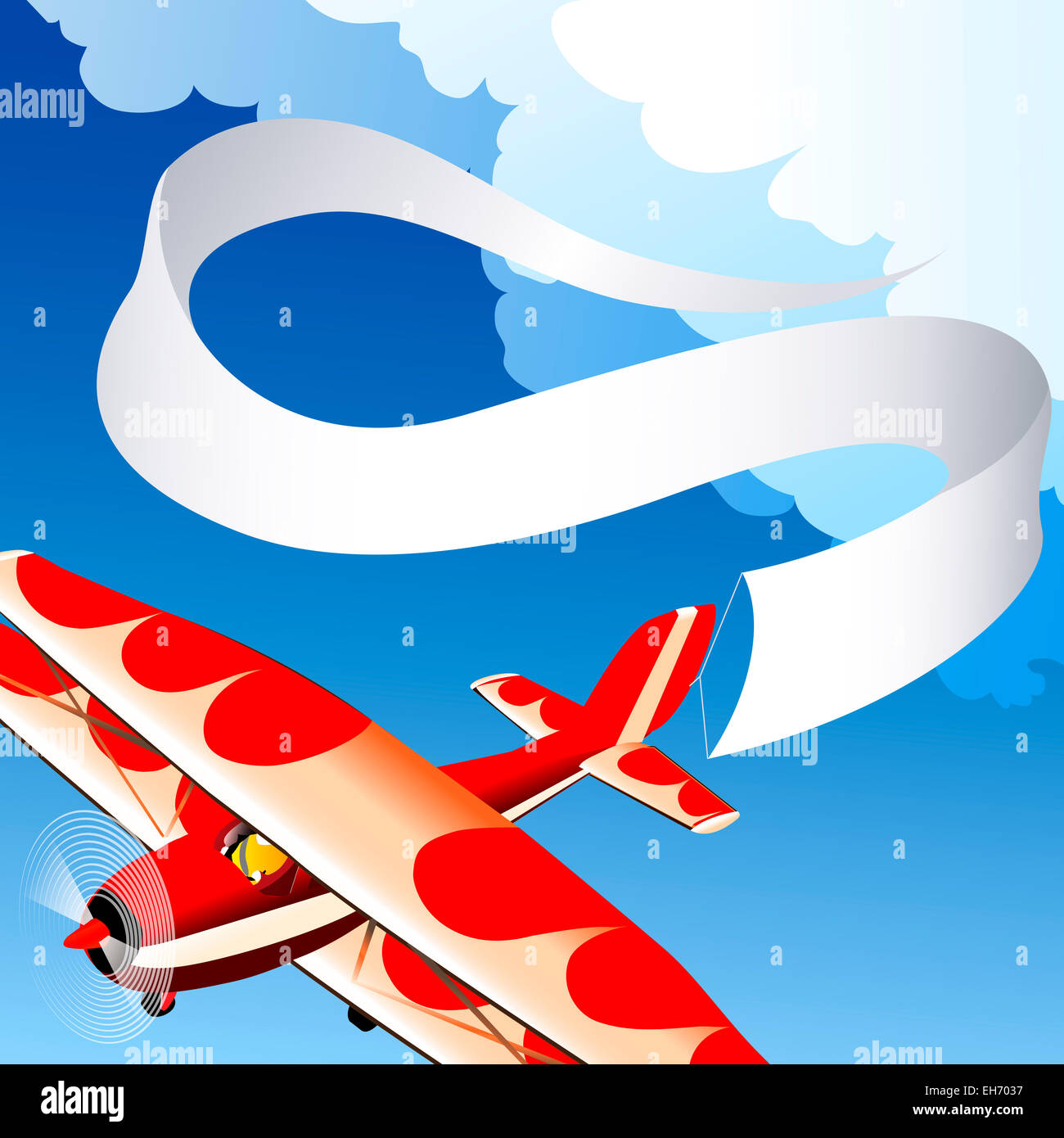 Airplane flying banner hires stock photography and images Alamy