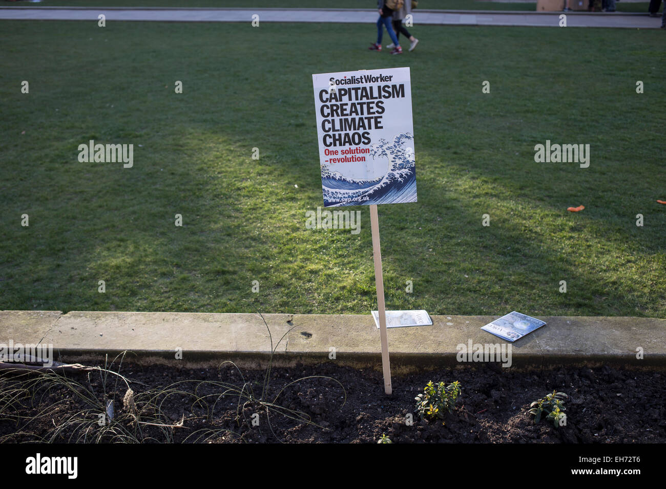 London, UK. 7th March, 2015. London Climate March - 7 March 2015 Credit:  Lucia Hrda/Alamy Live News Stock Photo