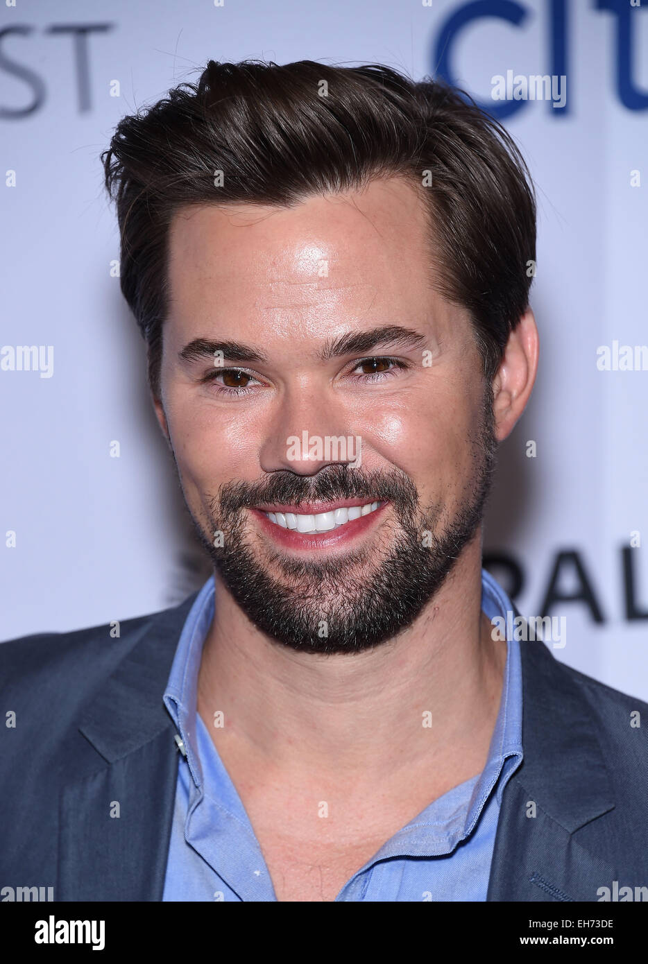 Hollywood, California, USA. 8th Mar, 2015. Andrew Rannells arrives for ...