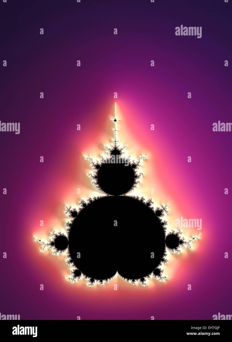 Mandelbrot fractal Stock Photo