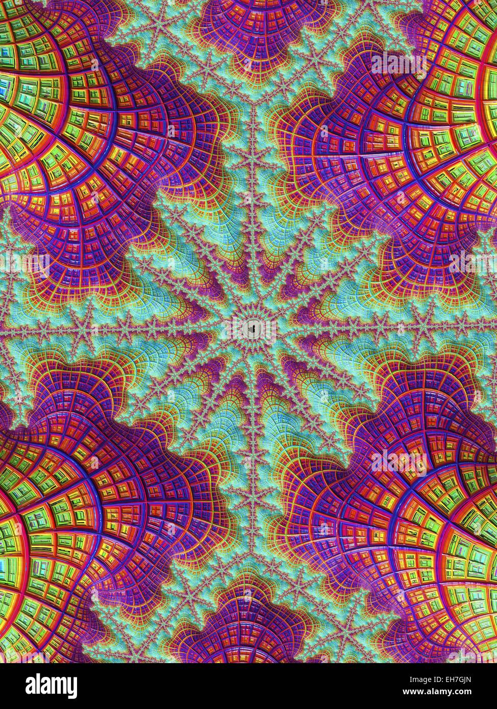 Mandelbrot fractal Stock Photo