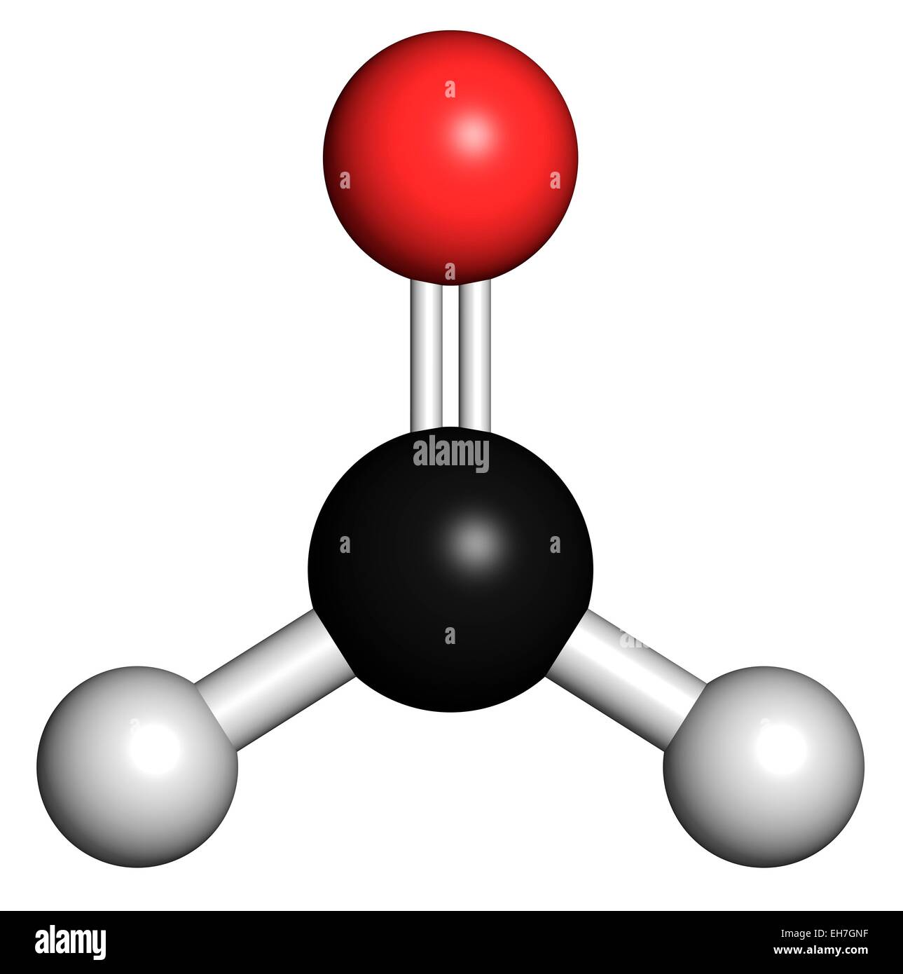 Formaldehyde molecule Stock Photo - Alamy