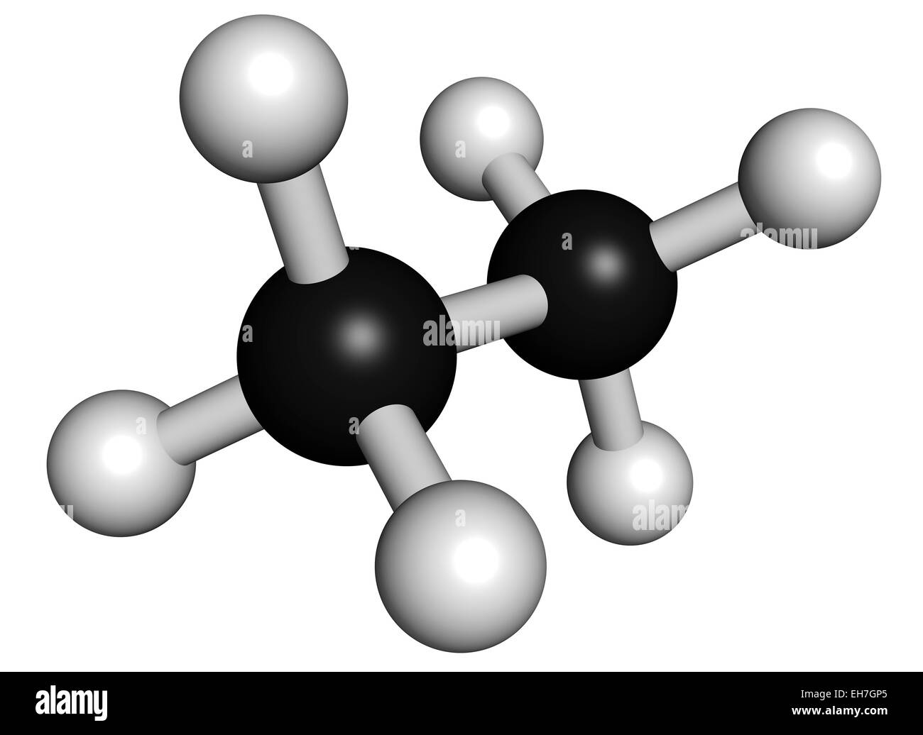 Ethane natural gas component molecule Stock Photo Alamy