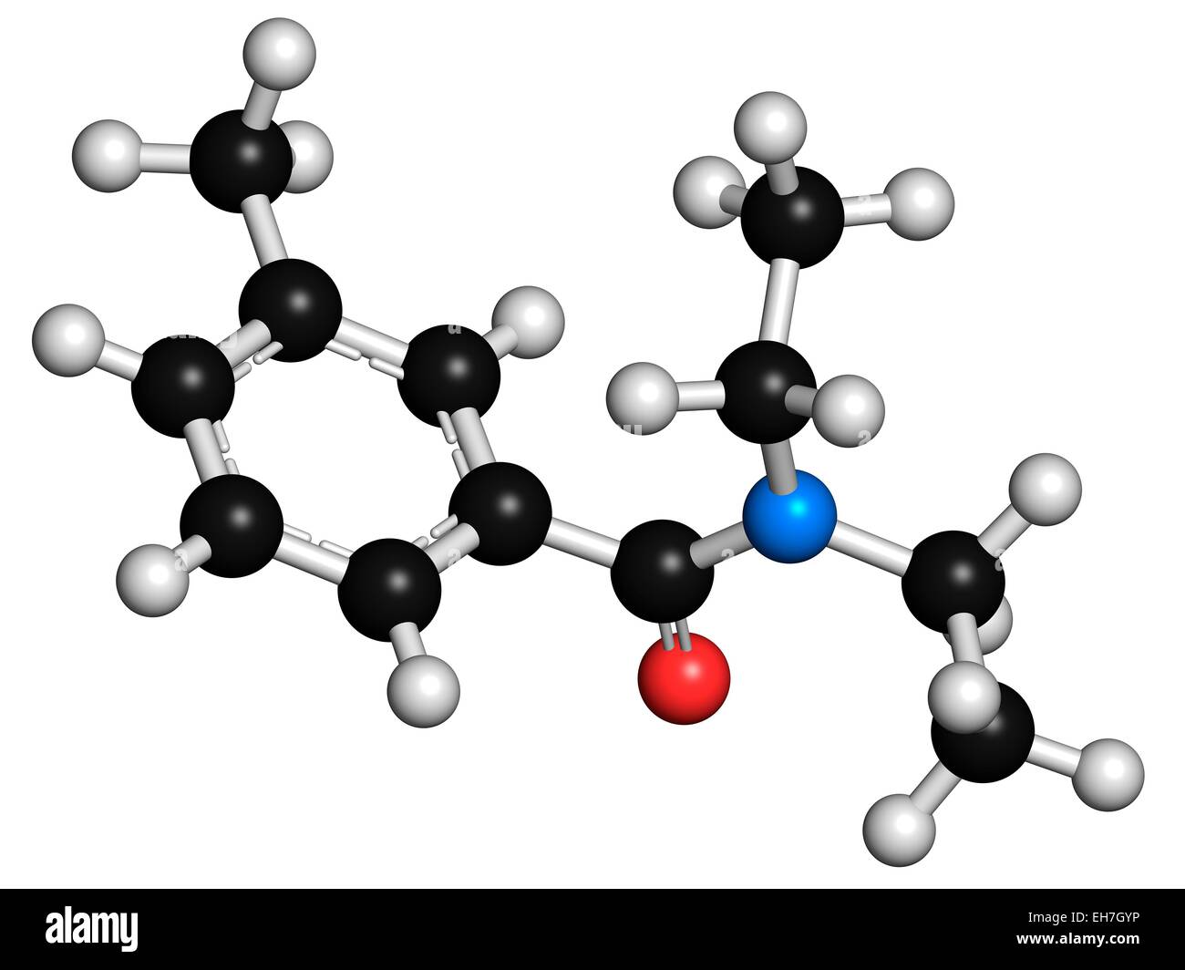 DEET insect repellent molecule Stock Photo Alamy