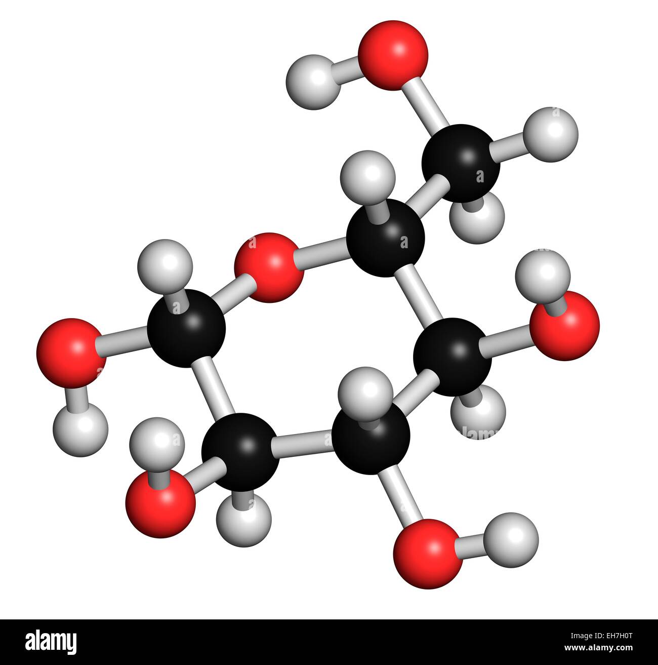 Glucose grape sugar molecule Stock Photo Alamy