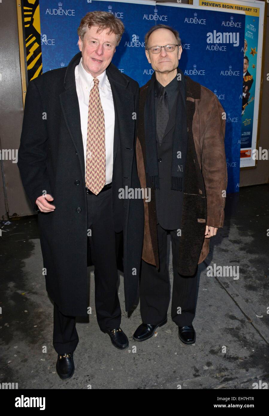 New York, NY, USA. 8th Mar, 2015. Brian Hargrove, David Hyde Pierce in attendance for THE AUDIENCE Opening Night on Broadway, Gerald Schoenfeld Theatre, New York, NY March 8, 2015. Credit:  Derek Storm/Everett Collection/Alamy Live News Stock Photo