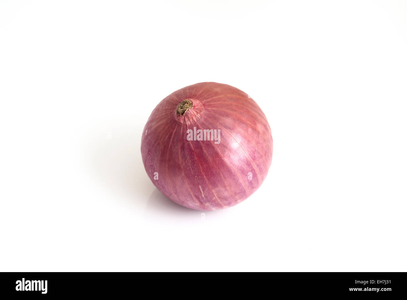 Red Onion Bulb Stock Photo