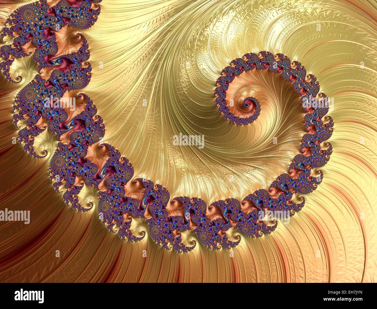 Mandelbrot fractal Stock Photo