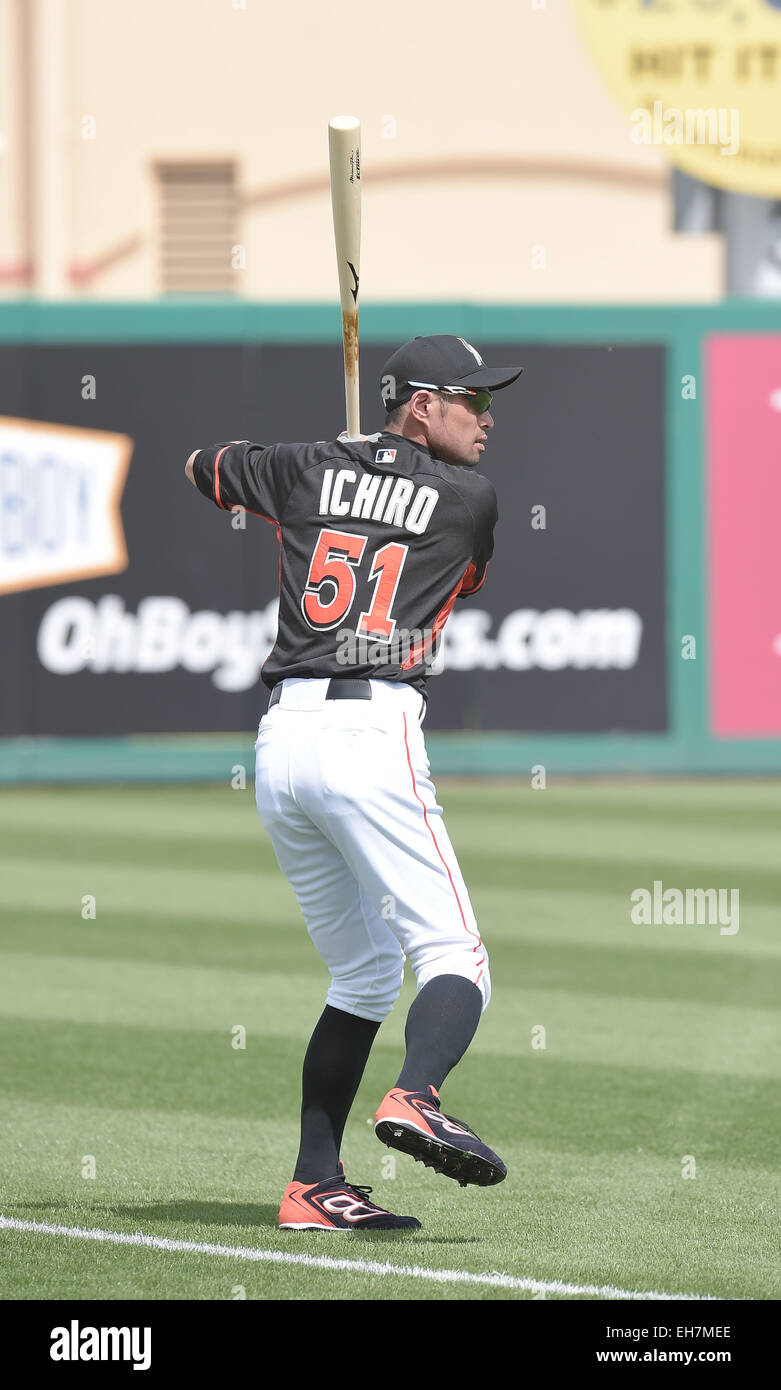 Ichiro Rookie Spring Training Roger Dean Stadium, Jupiter, Florida, USA. 5th Mar, 2015. Ichiro Suzuki ...