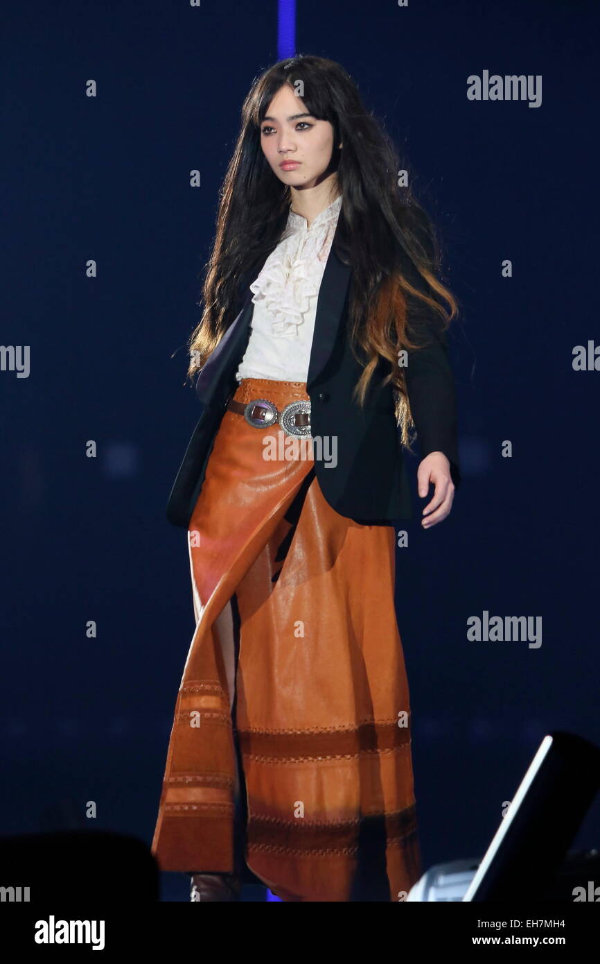 Nana Komatsu Feb 28 15 15 S S February 28 15 Fashion Runway Show Of Tokyo Girls Collection By Girlswalker Com 15 Spring Summer At Yoyogi Gymnasium In Shibuya Japan Stock Photo Alamy