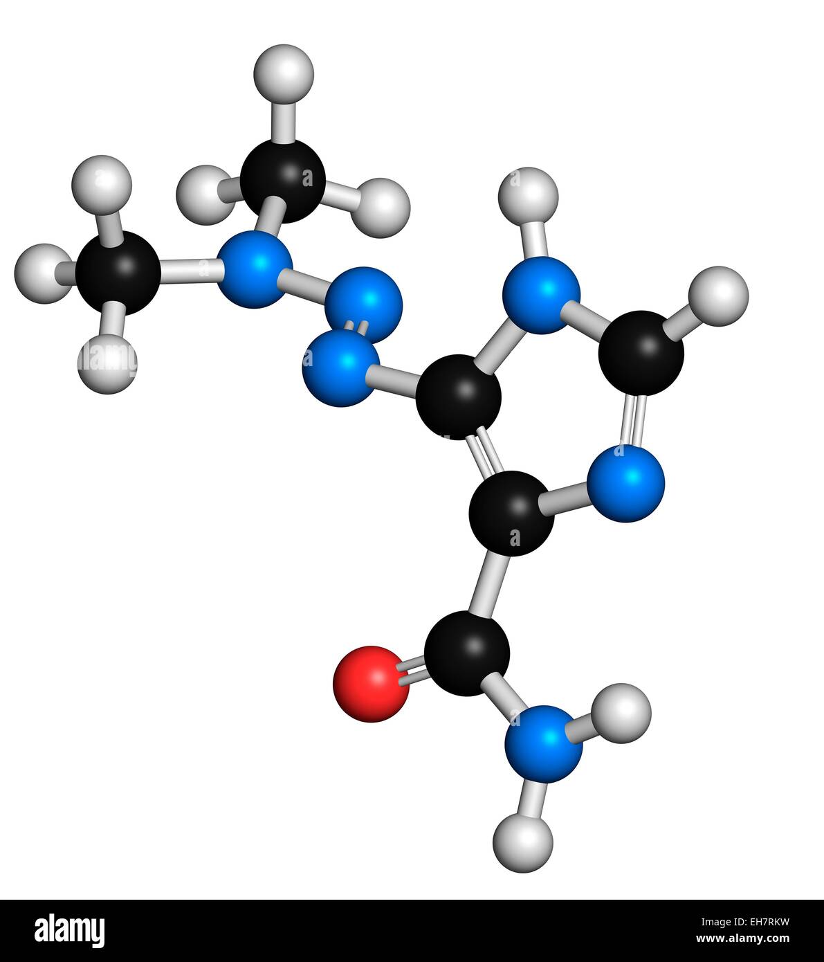 Dacarbazine cancer drug molecule Stock Photo Alamy