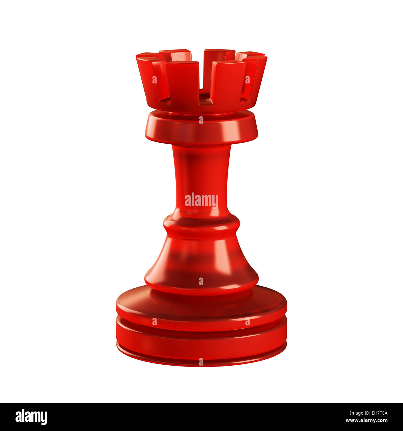 Rook chess piece, illustration Stock Photo - Alamy
