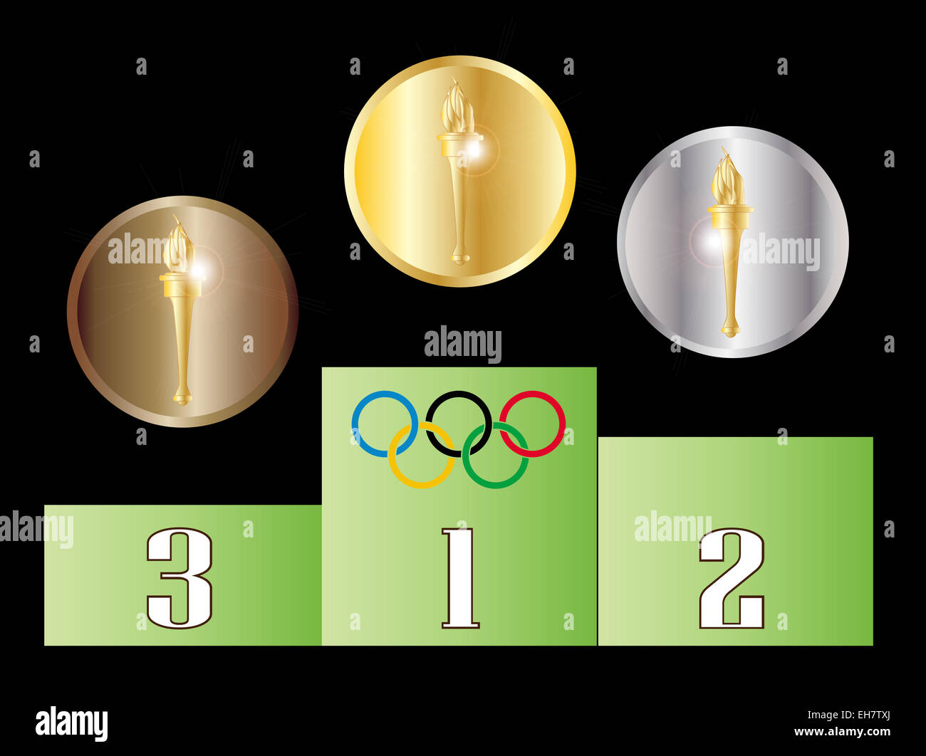 Olympic winner podium hires stock photography and images Alamy