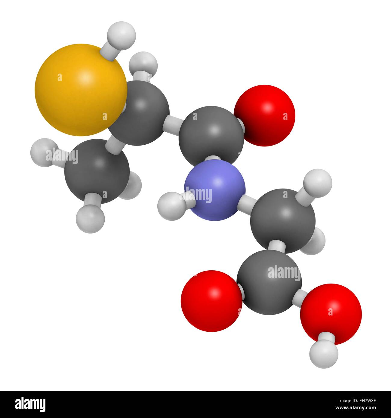 Tiopronin cystinuria drug molecule Stock Photo - Alamy
